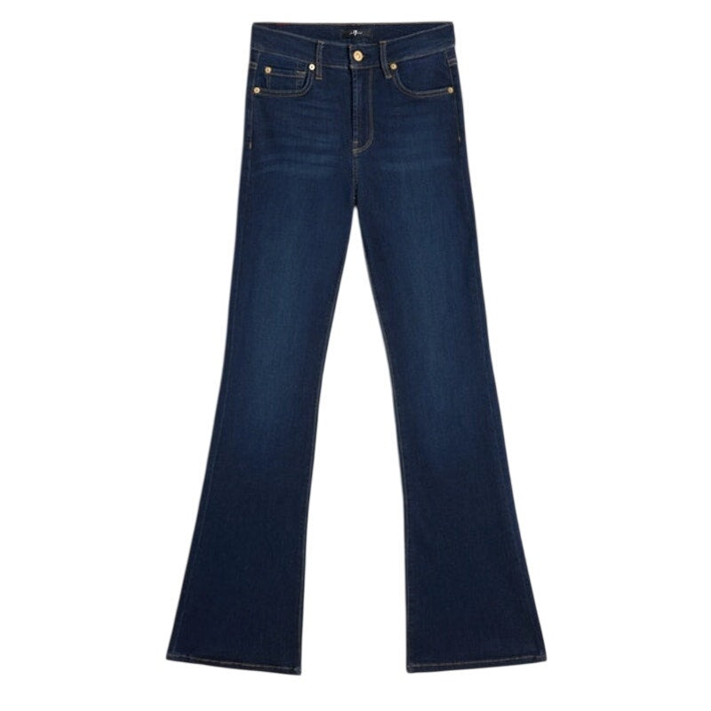 7 For All Mankind Women's Classic Flare-Leg High-Rise "Ali" Jeans in Dark Wash