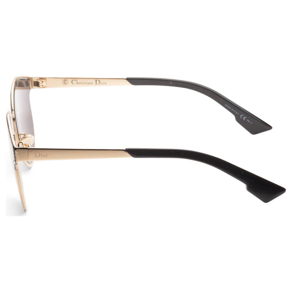 Dior Gold & Gunmetal Gray Sunglasses, “Symmetrics”