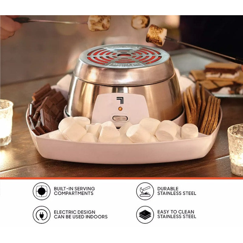 SHARPER IMAGE Electric S'mores Maker 8-Piece Kit