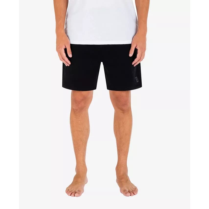 HURLEY Men's Icon Boxed Sweat Shorts Black