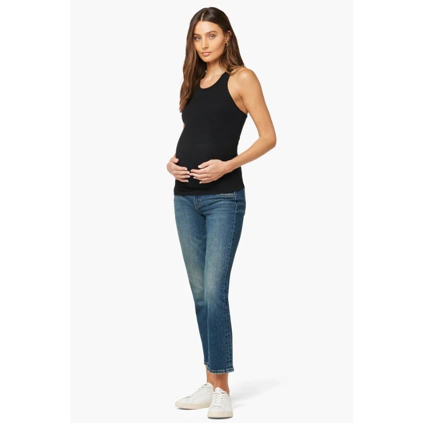 THE LARA MID RISE CIGARETTE ANKLE MATERNITY VINTAGE STRETCH TOSKA