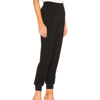 Sanctuary Women's Elastic Waist Pull-On Knit Joggers in Black