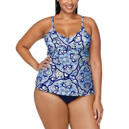 Raisins Curve Happy You're Here Aries Tankini Swim Top