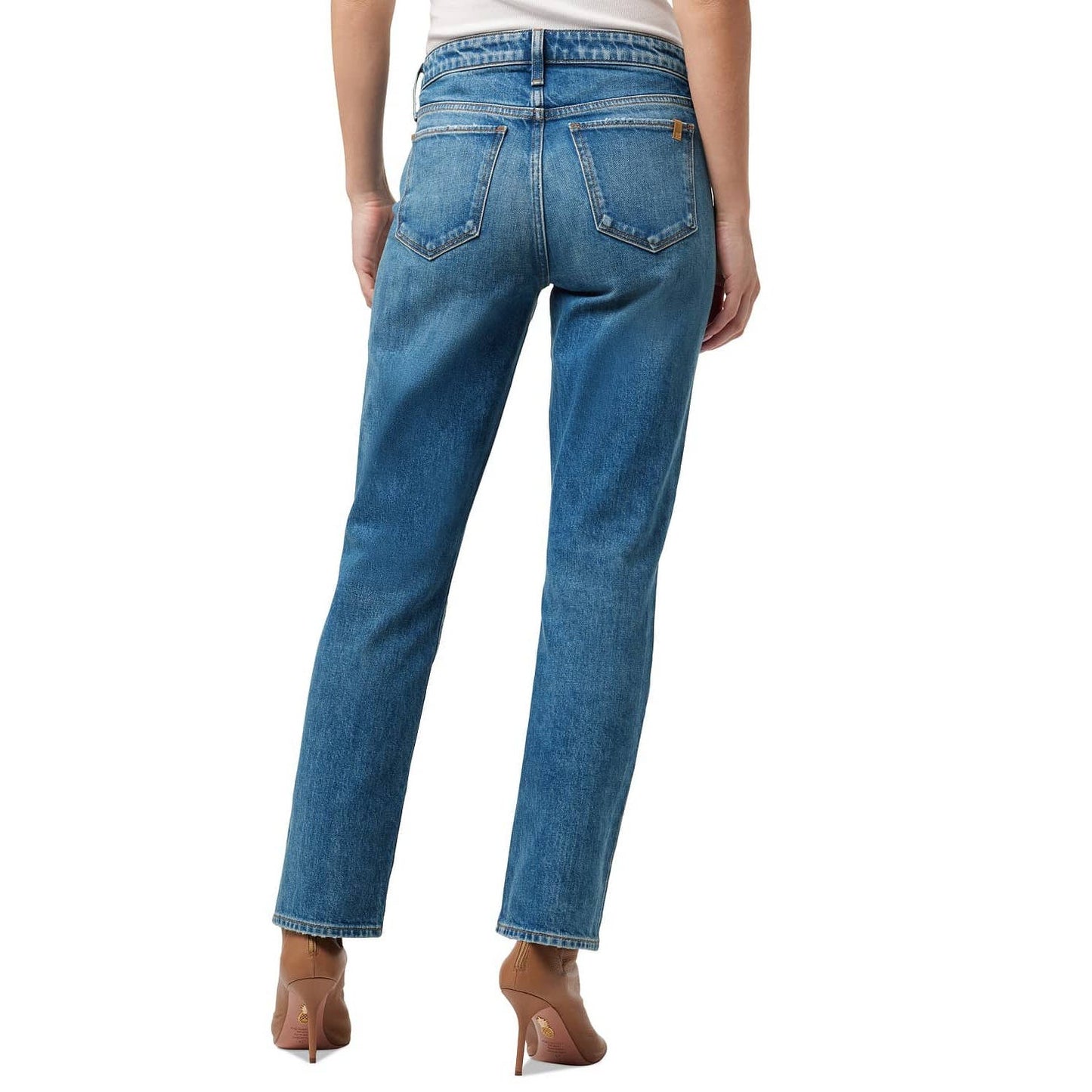 Joe’s Jeans Women’s Evoke Blue The Lara Straight-Leg Cigarette Ankle Jeans, 30