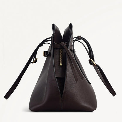 Radley London The Christina Large Ziptop Shoulder Bag In Dark Oak