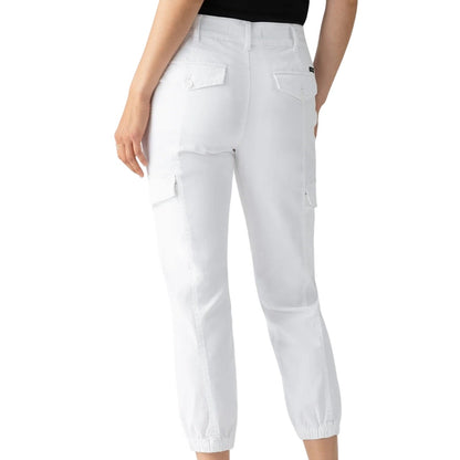 Sanctuary Women's Rebel Cargo Pants in Brilliant White
