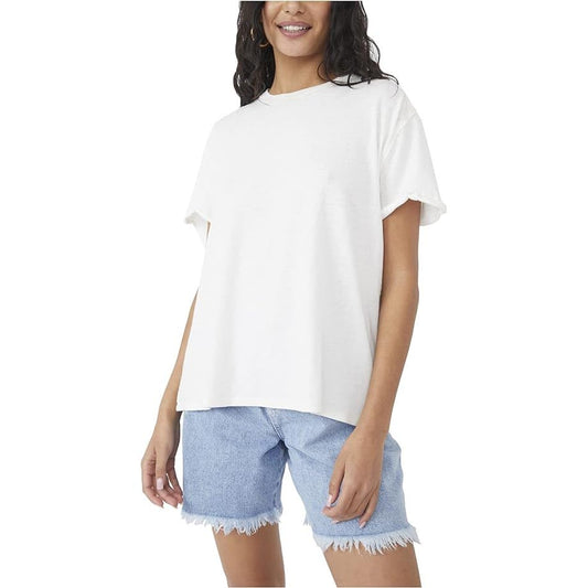 Free People Boyfriend T-Shirt Gardenia, Size Small