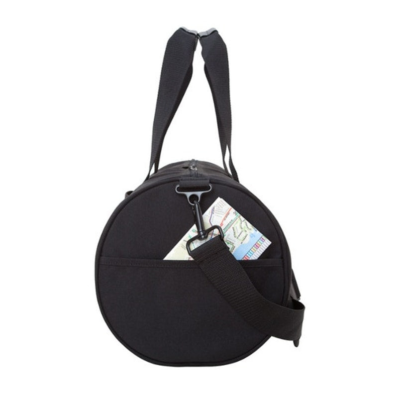 Manhattan Portage "Chelsea" Drum Duffle Bag in Black