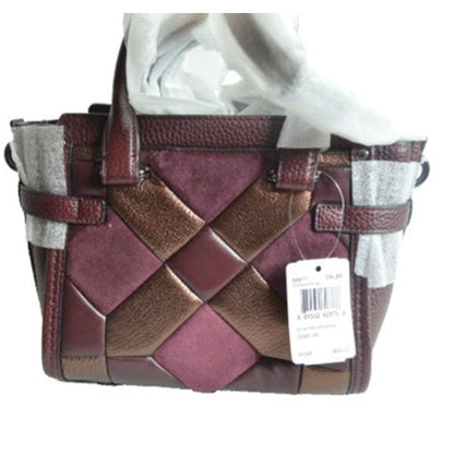 COACH SWAGGER 21 Canyon Quilt Carryall 55511 Oxblood Leather NWT $450