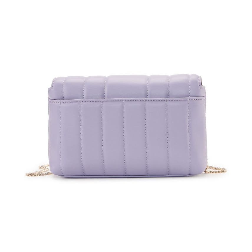 DKNY Lexington Quilted Crossbody Chain Clutch In Lavender