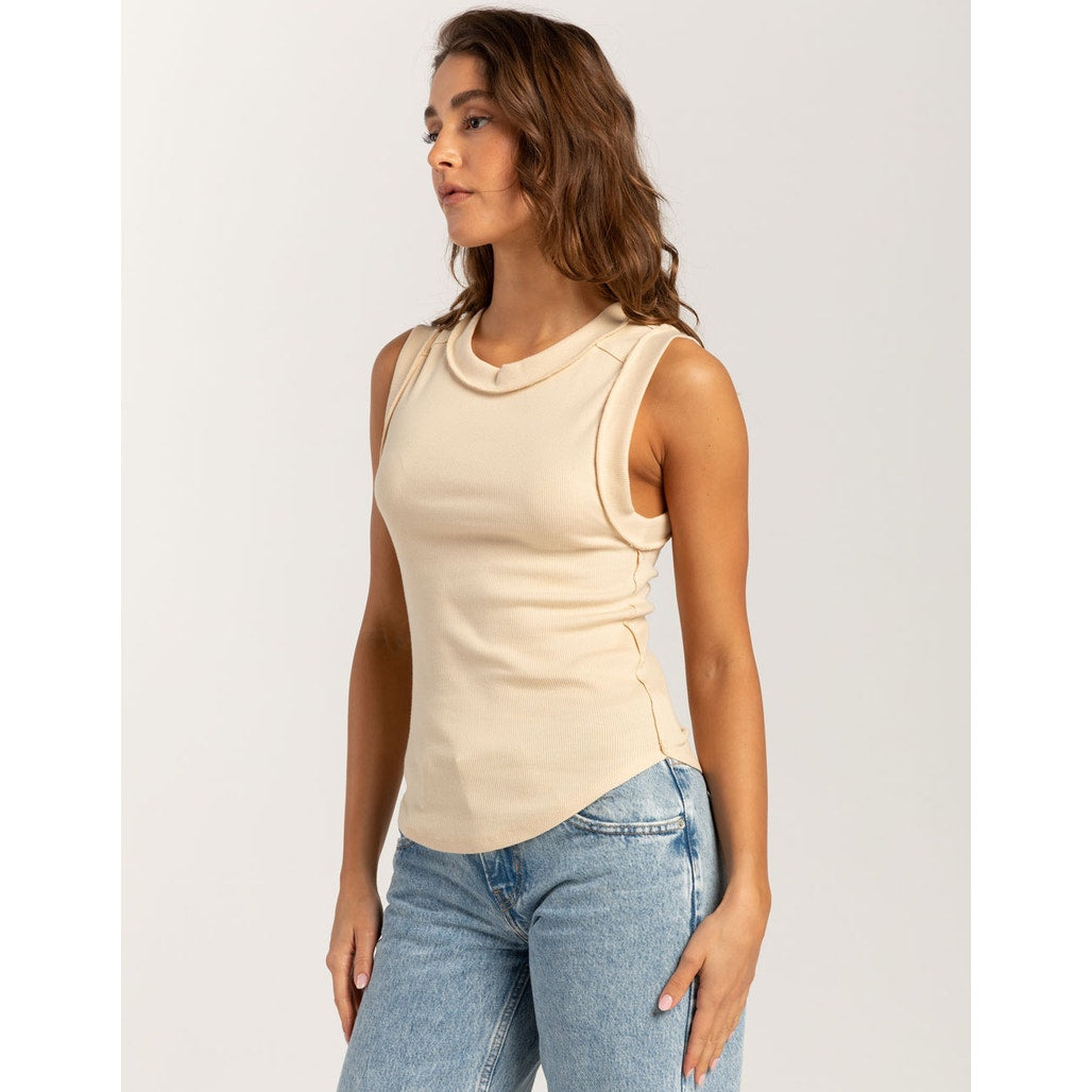 Free People Ladies Kate Tee In Sand