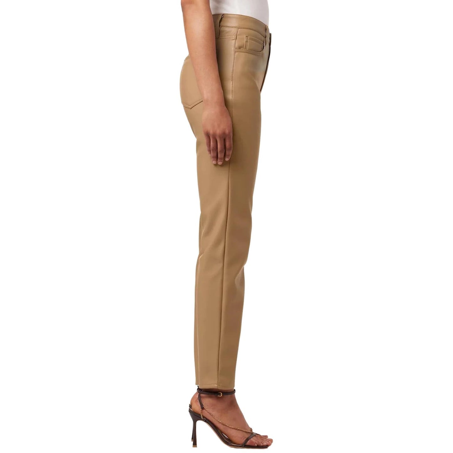 Joe's Jeans The Honor Ankle Vegan Leather Pant In Fawn, Size 23