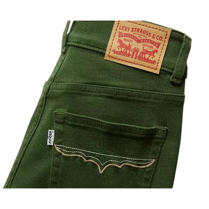 Levi's Women's 726 Western Flare Jeans in Army Green