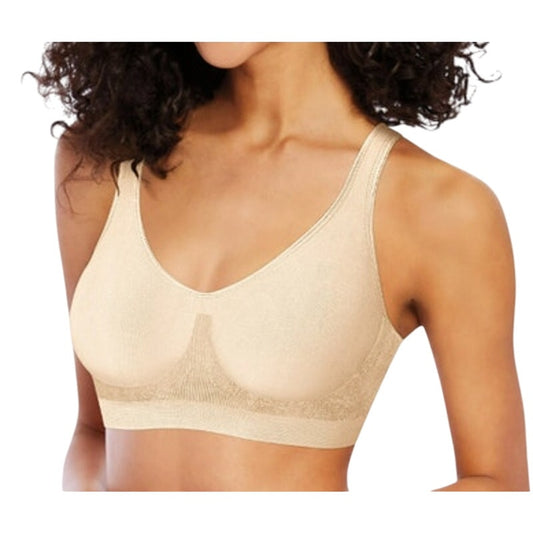 Bali Women's Cool Comfort Fabric Tan T-Shirt Bra
