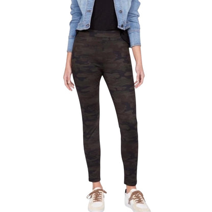 Sanctuary Runway Ponte Leggings With Functional Pockets In Forest Camo, Size XS