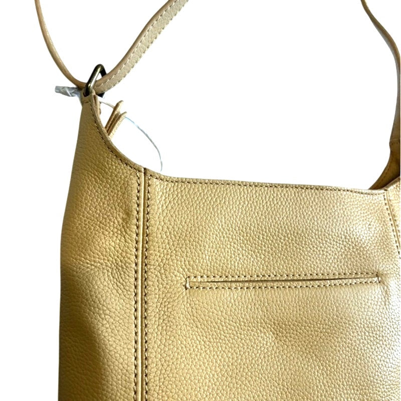 The Sak Womens De Young Small Leather Buttercup Shoulder Crossbody Bag