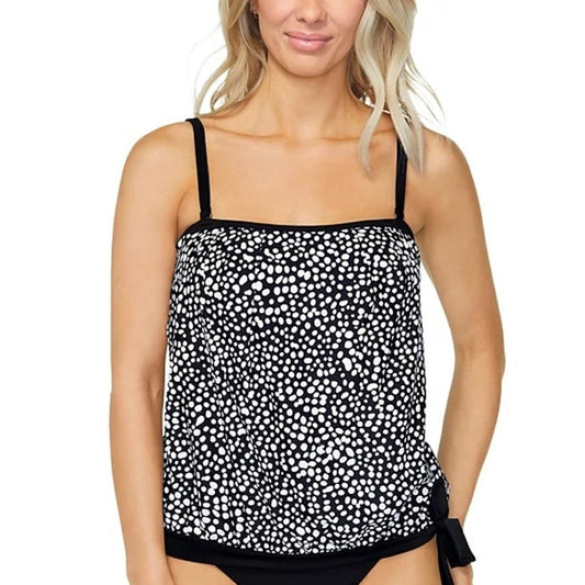 Island Escape Women's Coral Gables Bandini Top in Black & White