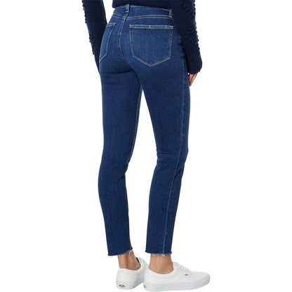 Paige Women's Bombshell Ankle Raw Hem Jeans in Chapel Wash, Size 26