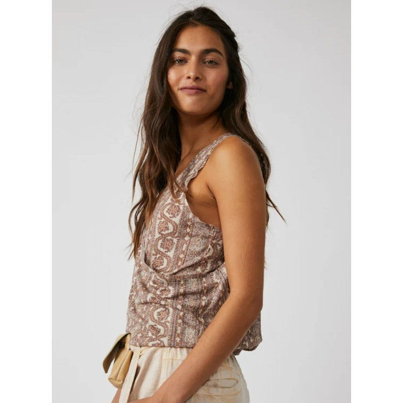 Free People Your Twisted Tee In Tea Combo