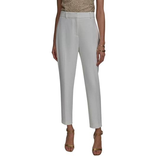 Donna Karan New York Women's Straight-Leg Pants in Cream