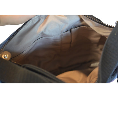Kipling "Izellah" Medium Across Body Shoulder Bag in Signature Emblem Black