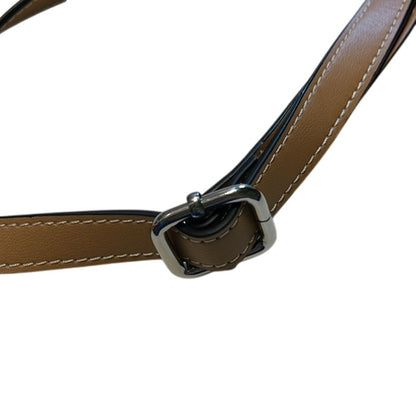 GIANI BERNINI Saffiano North South Crossbody in Orange Tan