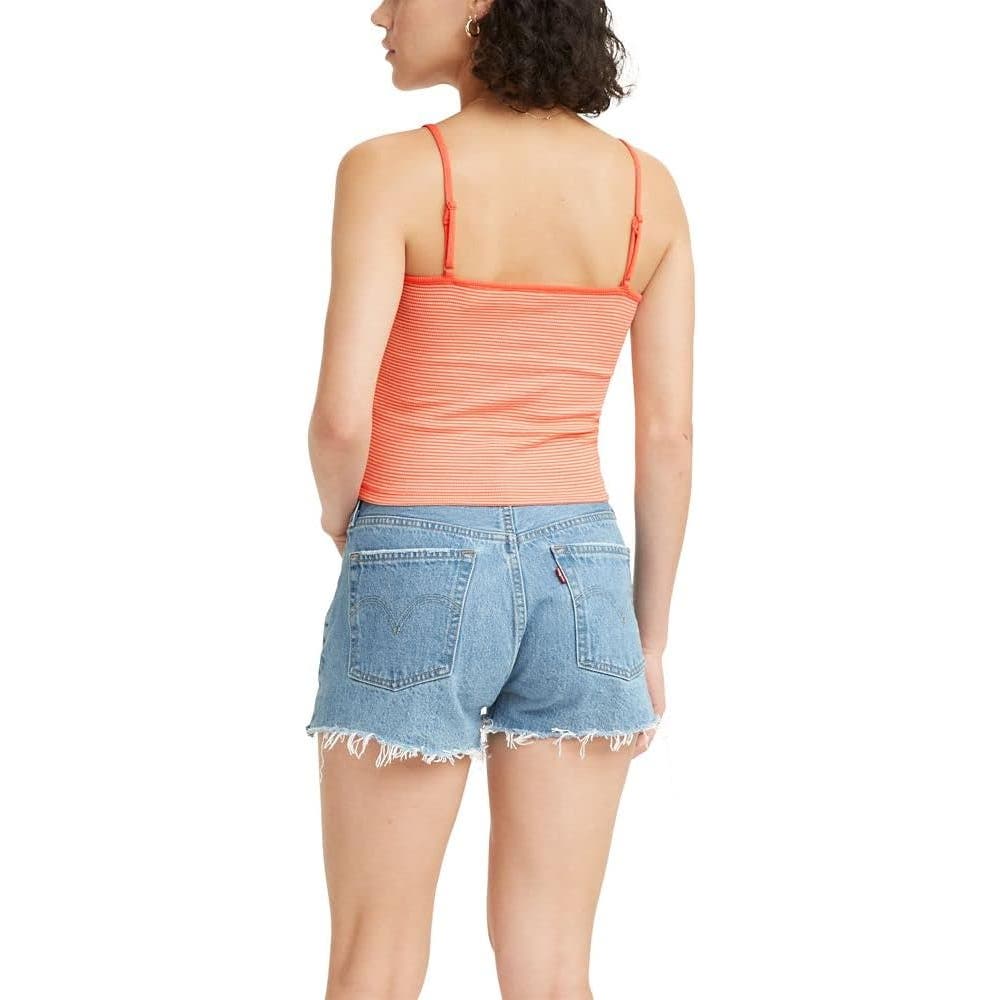 Levi's Women's Velma Spaghetti Strap Tank Top In Persimmon