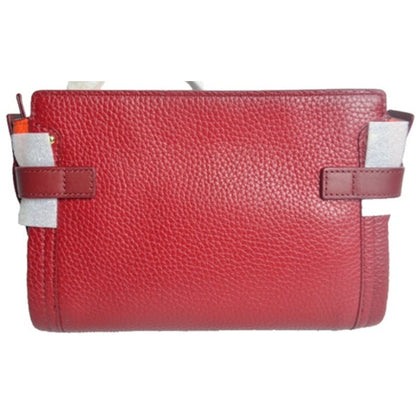 COACH SWAGGER COLORBLOCK Convertible Clutch Crossbody Black Cherry