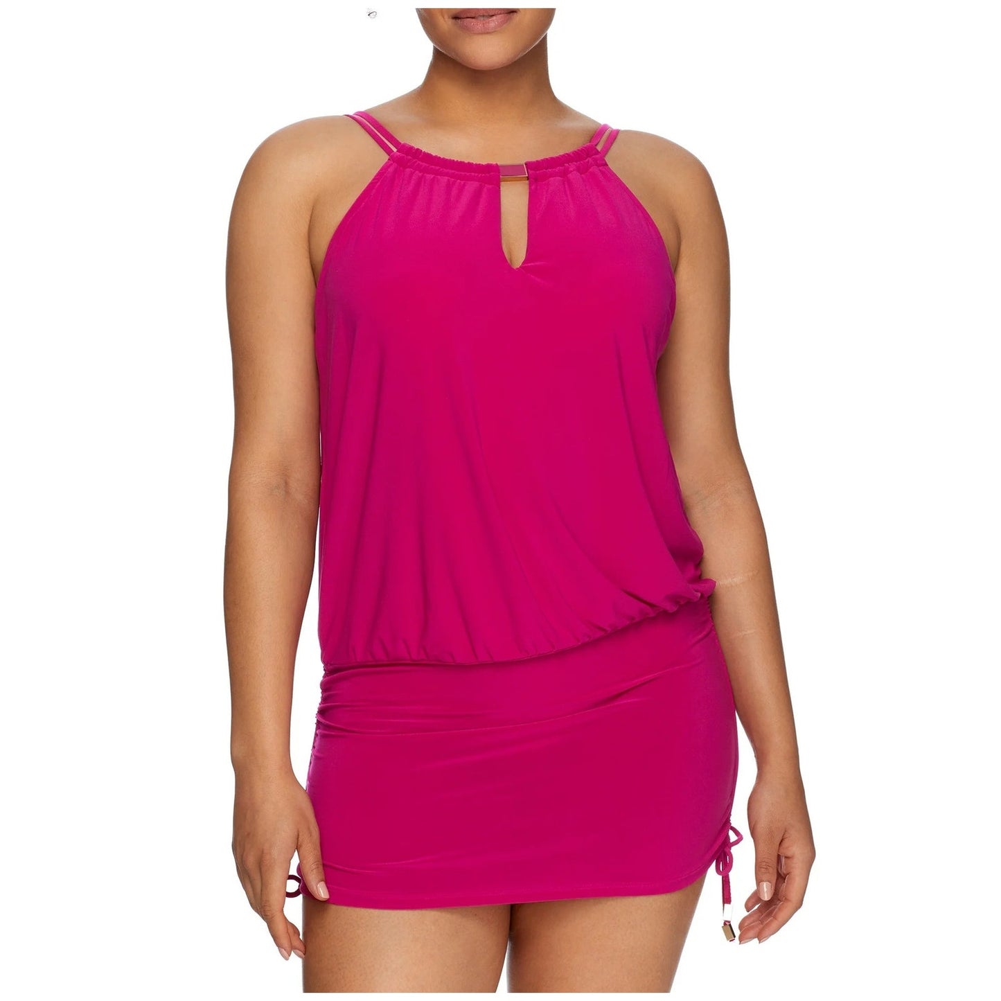 Magicsuit  Plus Size Susan One Piece In Ruby (Hot Pink)
