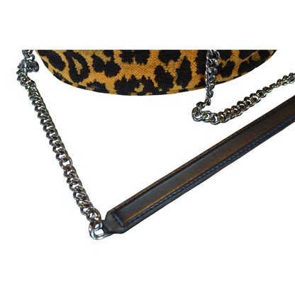 Stella McCartney Women's "Falabella" Shoulder Bag in Leopard Jacquard Tan