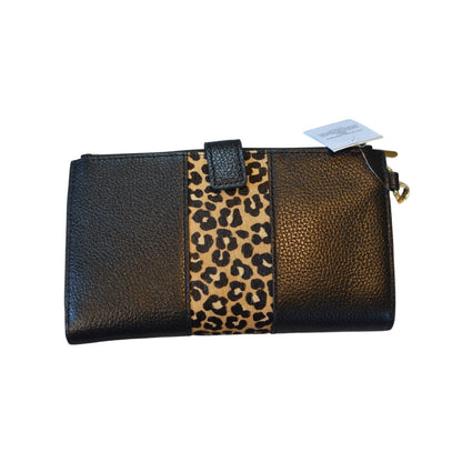 MICHAEL Michael Kors Adele Leather Leopard Print Calf Hair Smartphone Wallet