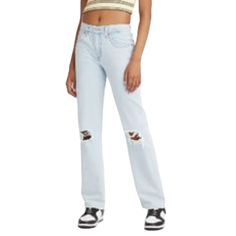 Levi's Women's Low Pro Light Wash Straight Leg Jeans, "Charlie Won"