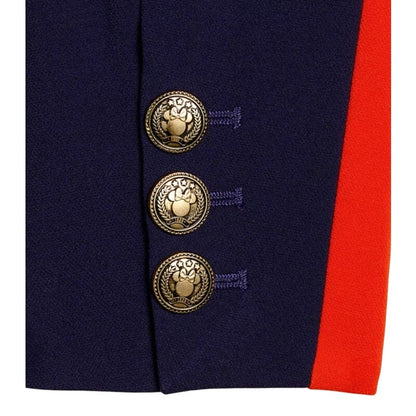 Disney for Macy's Women's Minnie Mouse Majorette Blazer Jacket in Navy Blue