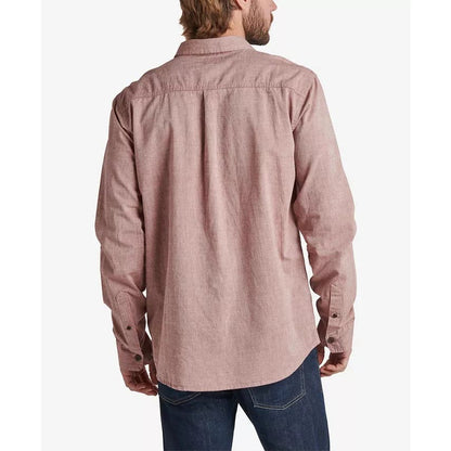 REEF Men's Stuart Long Sleeve Shirt In Redrock