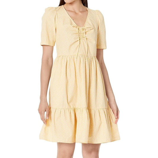 Levi's Women's Marcella Cotton Short Sleeve "Evelyn" Trapeze Dress, Size Small