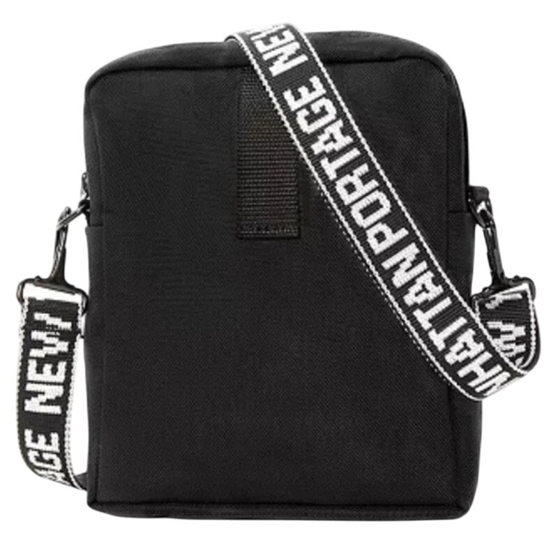 Manhattan Portage Signature "Emblem City Lights" Crossbody Bag in Black
