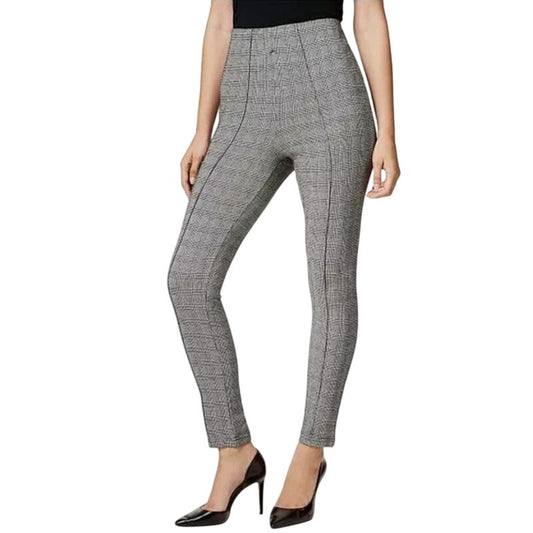INC International Concepts Black & White Checkered Houndstooth Pants