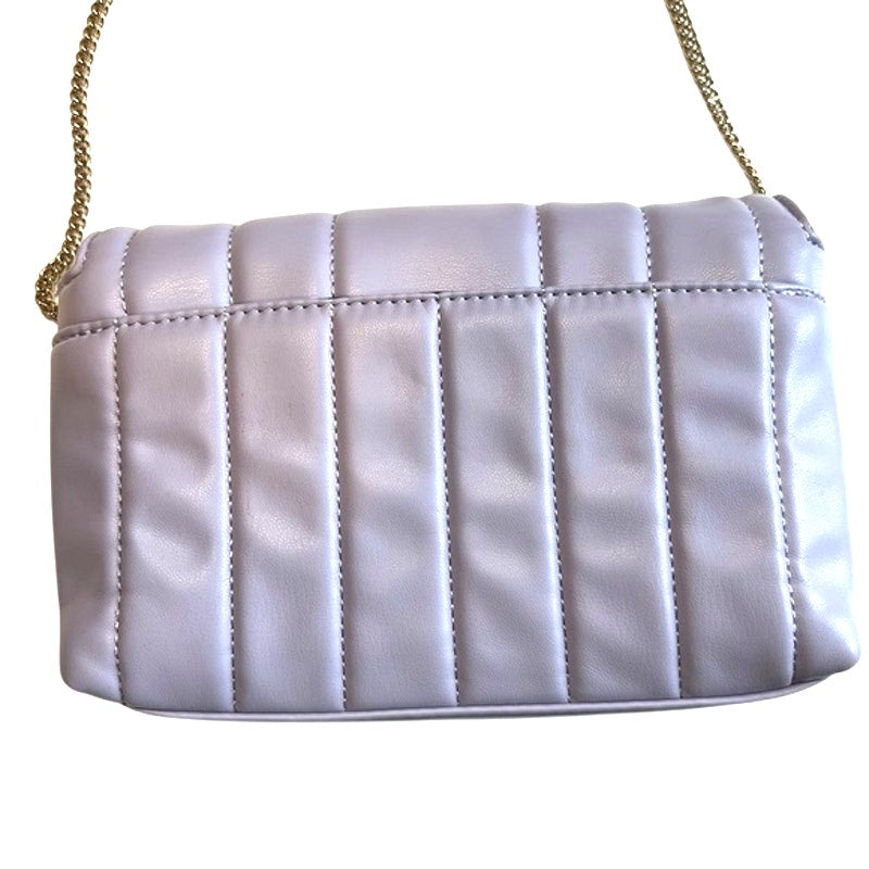DKNY Lexington Quilted Crossbody Chain Clutch In Lavender