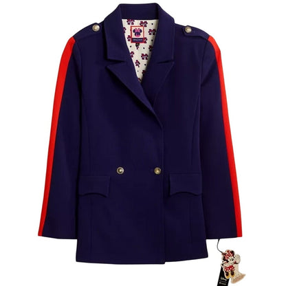 Disney for Macy's Women's Minnie Mouse Majorette Blazer Jacket in Navy Blue