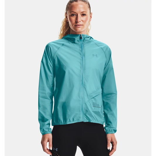 Under Armour Women's Qualifier Storm Packable Jacket Cosmos Large, NWT. $100