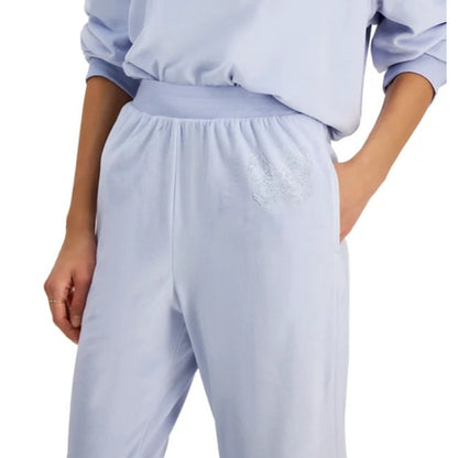 Grayson Threads, The Label Juniors Embellished Velour Joggers Blue