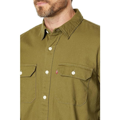 Levi's® Men's Classic Worker Relaxed Fit Shirt In Martini Olive