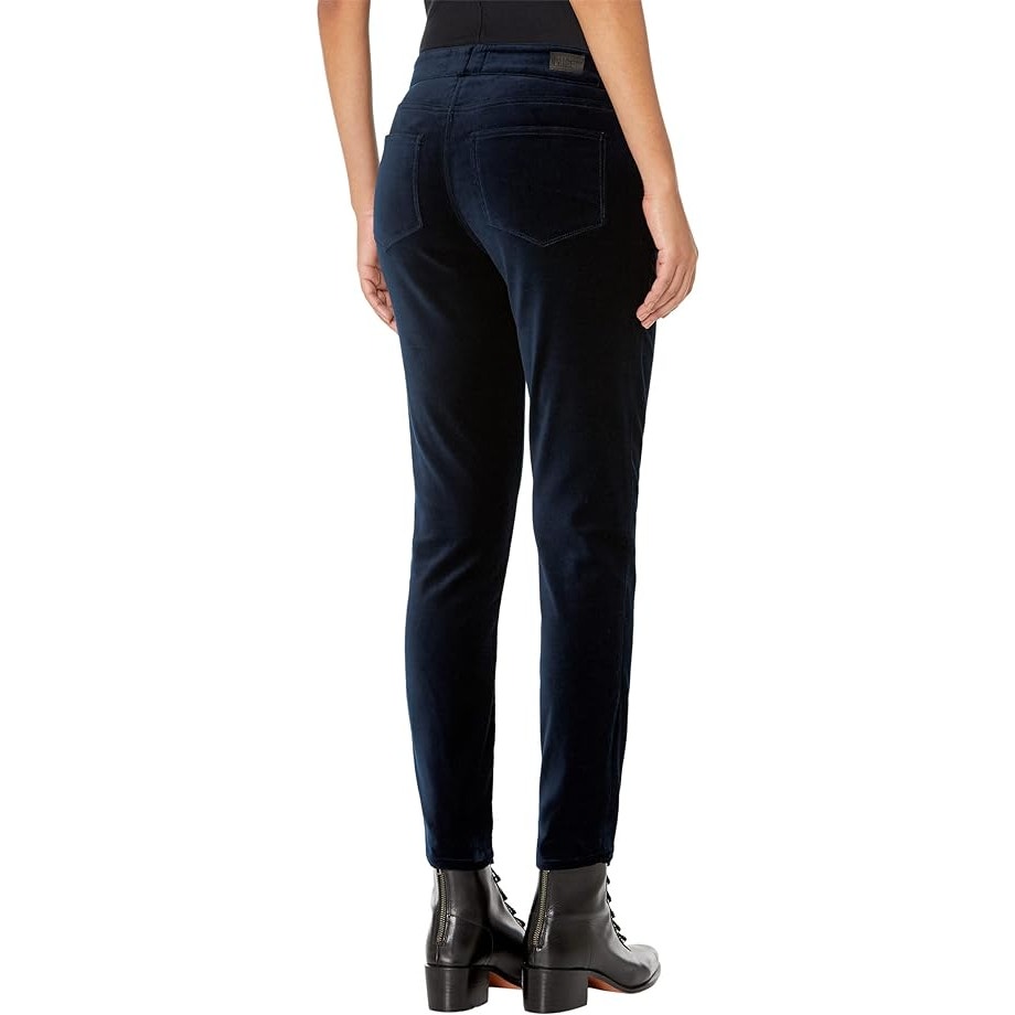 Paige Women's Velvet Hoxton Ankle Jeans in Deep Navy, Size 24