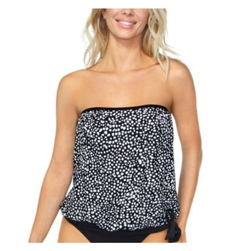 Island Escape Women's Coral Gables Bandini Top in Black & White