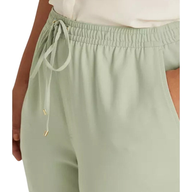Lauren Ralph Lauren Women's Ranch Sage Crepe Side Stripe Sweatpants, Size 10