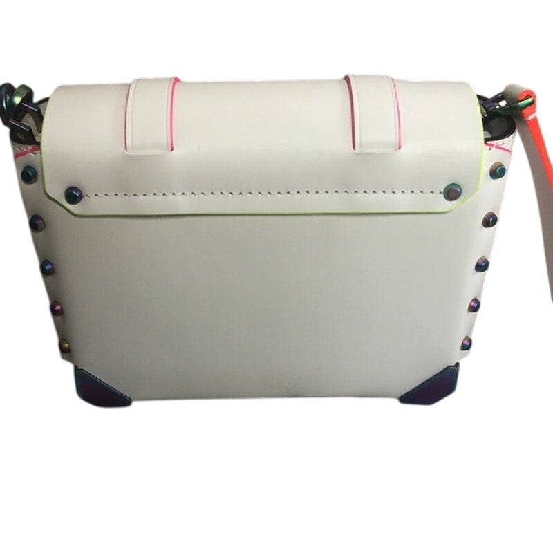 Michael Kors Holographic Optic White Messenger Bag, “Manhattan”, NWT!