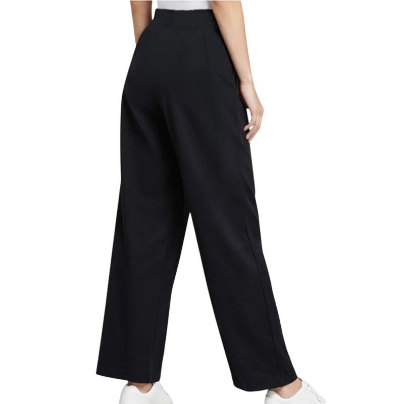 Three Dots Women's Mariam Straight-Leg Pants in Black Beauty