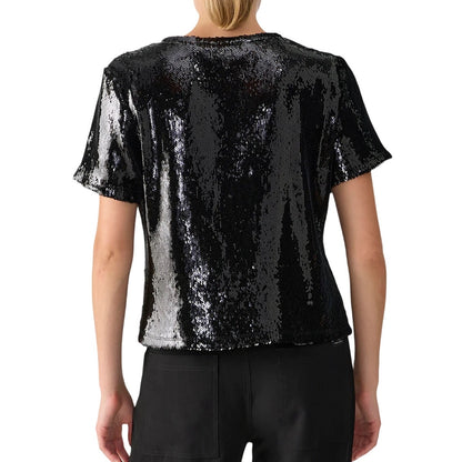 Sanctuary Women's Perfect Sequin Top in Black