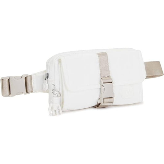 Kipling Women's "Izzet" Waist Pack Belt Bag In Alabaster White