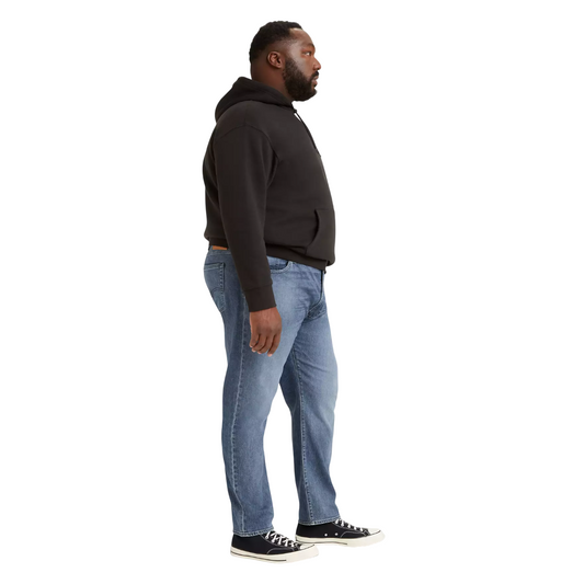 LEVI STRAUSS MEN'S 502 REGULAR TAPER MEDIUM RINSE JEANS